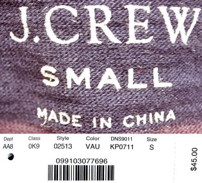 画像3: J.CREW Washed Boder Pocket-Tee ジェイ・クルー ボーダーポケットTシャツ　#1
