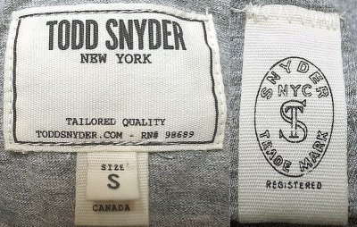 画像3: TODD SNYDER TEE  トッドスナイダー 杢 Tシャツ グレー霜降り 綿100%　カナダ製