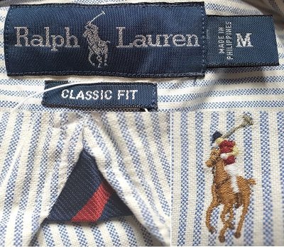 画像3: Ralph Lauren Oxford B.D. Shirts CLASSIC FIT Stripe ラルフ・ローレン B.D.シャツ