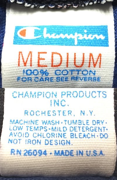 画像3: Deadstock 1980'S Champion Multi-Color 襟付 Tシャツ 綿100% アメリカ製 M