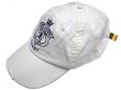 画像1: RUGBY Ralph Lauren SKULL Baseball Cap　ラグビー スカル刺繍キャップ 白×紺　  (1)