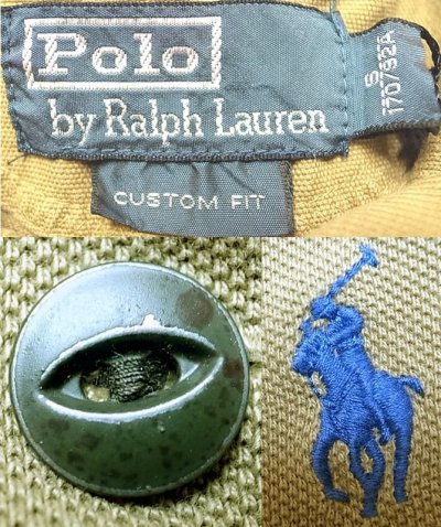 画像3: POLO Ralph Lauren Polo Shirts ラルフ ポロシャツ 肩ポケット付 Vintage加工