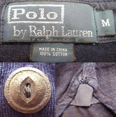 画像3: POLO Ralph Lauren Indigo Cut&Sewn Shirts L/S ポロ ラルフ  インディゴ シャツ