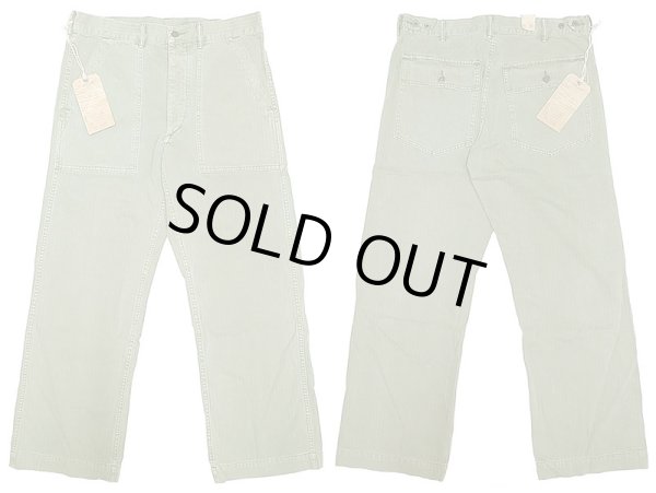 画像1: Double RL(RRL) US.Military HBT Utility Pants 100%Cotton OG Vintage加工 (1)
