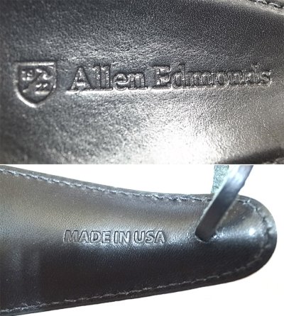 画像3: Allen Edmonds 4.5"Leather Shoe Horn 黒 本革 シューホーン アメリカ製 箱付