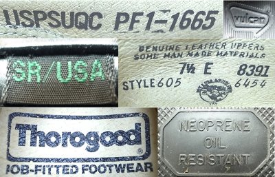 画像3: Deadstock 1990'S Thorogood (WEINBRENNER) 605 Postman Shoes USA製 箱付