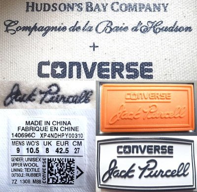 画像3: HUDSON'S BAY別注　CONVERSE Jack Purcell OX "Point Blanket"USA限定 