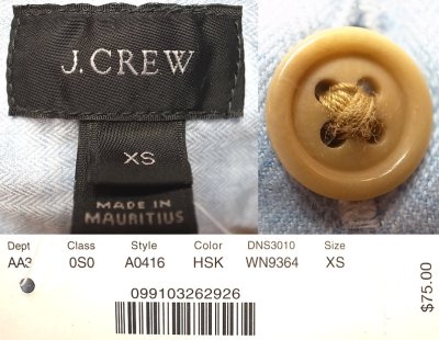 画像3: J.Crew ジェイ・クルー HBT(HEATHERED YARNS) Blue Pull-Over B.D.Shirts