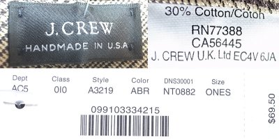 画像3: J.Crew SILK Glen Plaid TIE Made in USA ジェイ・クルー グレン・チェック  タイ 
