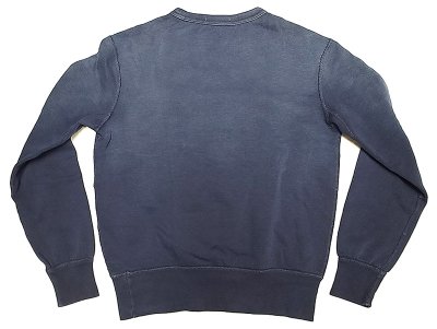 画像1: POLO by Ralph Lauren Sweat Shirts  P.R.L. N.EASTERN 前V スウェットシャツ 紺