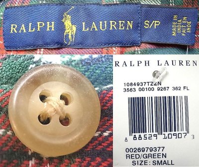 画像3: Ralph Lauren Plaid Patch-Work Flannel .B.D.Shirts パッチワーク フランネル