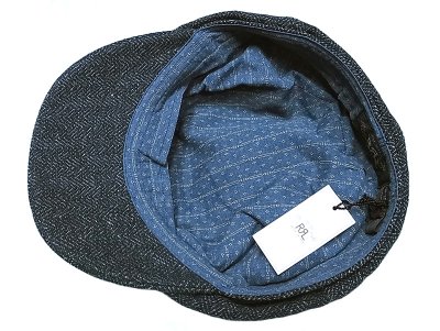 画像2: Double RL(RRL) Coton Tweed Newsboy Cap ダブルアールエル キャスケット 帽子