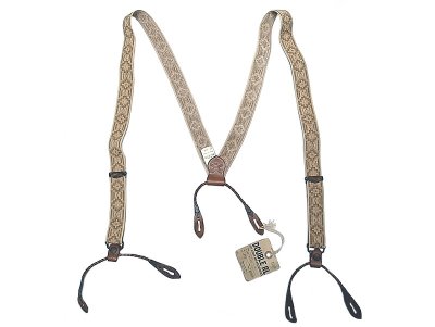 画像1: Double RL(RRL)  ‎Suspenders #1 ダブルアールエル サスペンダー ベージュ