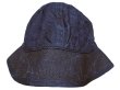 画像1: Double RL(RRL) Coton Poplin Military Hat ダブルアールエル 紺 ミリタリーハット (1)
