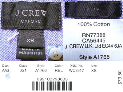 画像3: 【期間限定50%OFF】J.Crew Oxford 2tone B.D.Shirts 青×濃青 切替オックスフォード