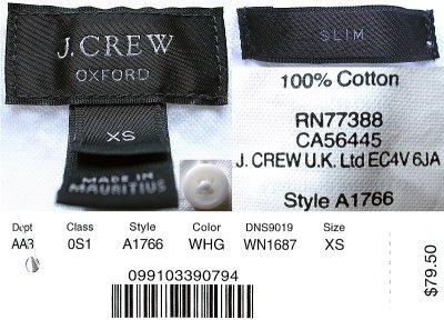 画像3: 【期間限定50%OFF】J.Crew Oxford 2tone B.D.Shirts 白 ×灰 切替オックスフォード