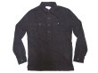 画像1: J.CREW Pull-Over Jersey Shirts Black ジェイ・クルー 黒 ジャージ・シャツ (1)