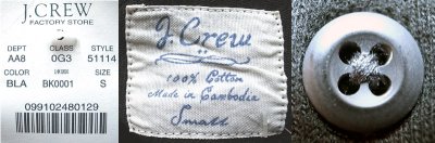 画像3: J.CREW Pull-Over Jersey Shirts Black ジェイ・クルー 黒 ジャージ・シャツ