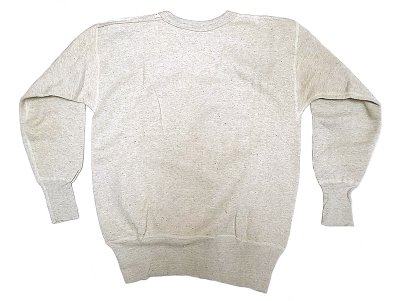 画像1: Deadstock 1950-60'S Unkown Brand  Sweat Shirts  オートミール 前V USA製