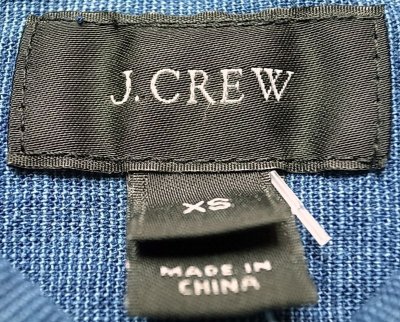 画像2: J.CREW Indigo Pull-Over H/S Shirts インディゴ染 ムラ糸 半袖 プルオーバー