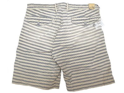 画像2: Double RL(RRL) Naval Border Stripe Shorts Vintage加工 ダブルアールエル