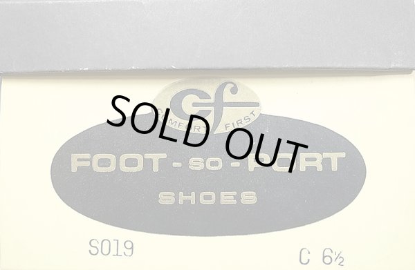 画像7: Deadstock 1980'S　FOOT-SO-PORT S019 黒カーフ Vチップ USA製 箱付 (7)