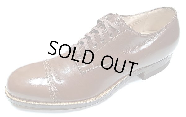 画像2: Deadstock 1940-50'S MATRIX(Heywood Shoe Co) 240 Stright-Tip 茶 USA製 (2)