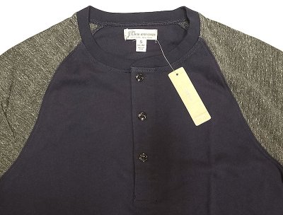 画像2: J.CREW Henley Neck Cut&Sewn L/S ジェイ・クルー ヘンリー カットソー ツートン