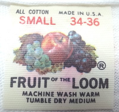 画像2: Deadstock 1970-80'S FRUIT OF THE LOOM 3P Tee 3枚パック 綿100% USA製 袋入