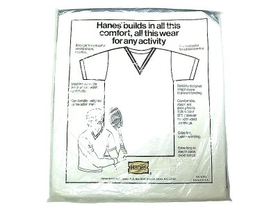 画像1: Deadstock 1970'S Hanes Top Shape TENNIS-T  ヘインズ テニスT USA製 袋入