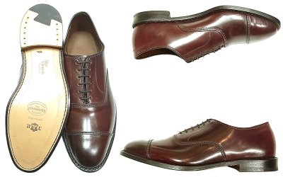 画像2: Allen Edmonds Park Avenue Burgundy CORDOVAN  コードバン USA製 箱付