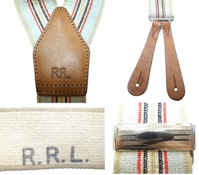 画像3: Double RL(RRL) Stripe ‎Suspenders #2 ダブルアールエル サスペンダー