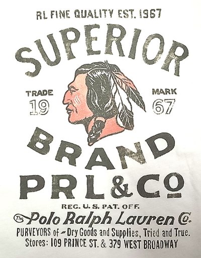 画像1: POLO Ralph Lauren Indian-Head Tee ポロ・ラルフ ネイティブ・アメリカン Tシャツ