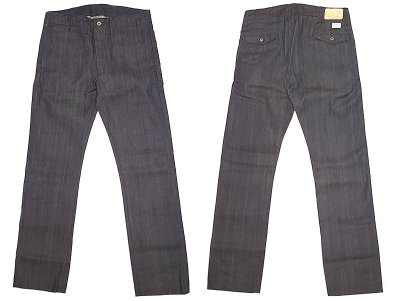 画像1: Double RL(RRL) USN Denim Trousers Rigid USA製 (Japan Selvedge Denim)