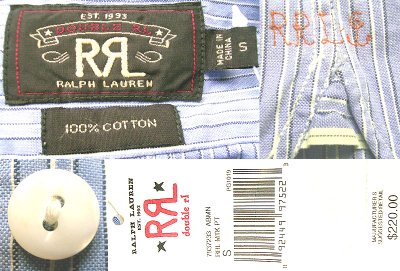 画像3: Double RL(RRL) Pull-Over Band-Collar Shirts ダブルアールエル プルオーバー