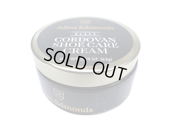 画像1: Allen Edmonds CORDOVAN Shoe Care Cream Black Made in USA　コードバン (1)