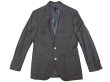 画像1: J.CREW Navy Blazer  SUPER 130'S WOOL ロロピアーナ　イタリアン・ファブリック (1)