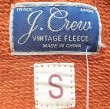 画像5: J.CREW Vintage Fleece Red Sun-Faded  ジェイ・クルー 前V スウェットシャツ 赤  (5)