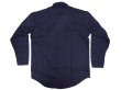 画像2: Deadstock 1990'S Melton Outer Wear メルトン CPO Shirts 紺 Made in USA (2)