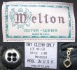 画像5: Deadstock 1980-90'S Melton Outer Wear メルトン CPO JK 黒ウール Made in USA (5)