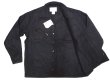画像3: Deadstock 1980-90'S Melton Outer Wear メルトン CPO JK 黒ウール Made in USA (3)