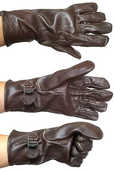 画像3: Deadstock 1940'S SWISS ARMY Leather Gloves WWIIスイス軍 本革手袋 茶