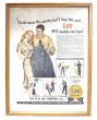 画像2: Lee 1947'S model Advertising Sign リー ハウスマーク　オーバーオール サイン 額装 (2)