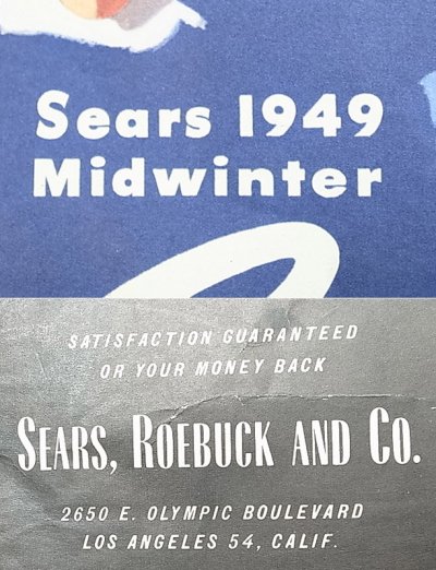 画像1: SEARS（Sears, Roebuck And Co.) 1949'S Mid Winter ‎Catalog シアーズ・カタログ