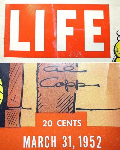 画像1: LIFE  March.31, 1952 "AL CAPP" American Weekly Magazine ライフ・マガジン