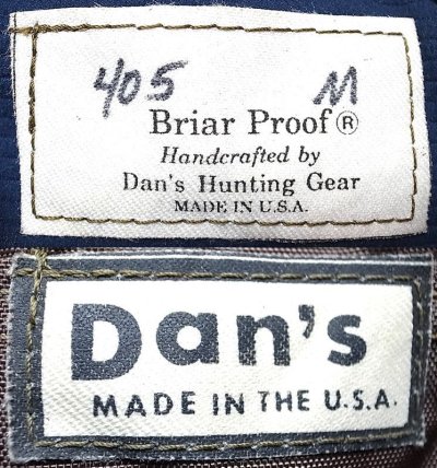 画像3: Deadstock 1980'S DAN'S Briar Proof Hunting JK 405 Handcrafted USA製 