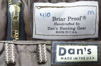 画像3: Deadstock 1980'S DAN'S Briar Proof Hunting Vest 410 Handcrafted USA製 