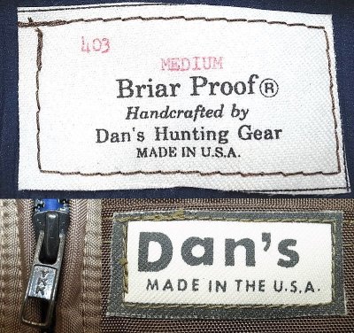 画像3: Deadstock 1980'S DAN'S Briar Proof Hunting JK 403 Handcrafted USA製 