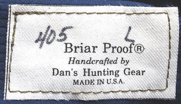 画像8: Deadstock 1980'S DAN'S Briar Proof Hunting JK 405 Handcrafted USA製  (8)