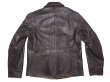 画像2: Double RL(RRL) Leather Carcoat ダブルアールエル ムーアハウス カウハイド JK (2)